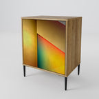 PIERCING SHARPNESS Aparador de 1 Puerta en Efecto Roble