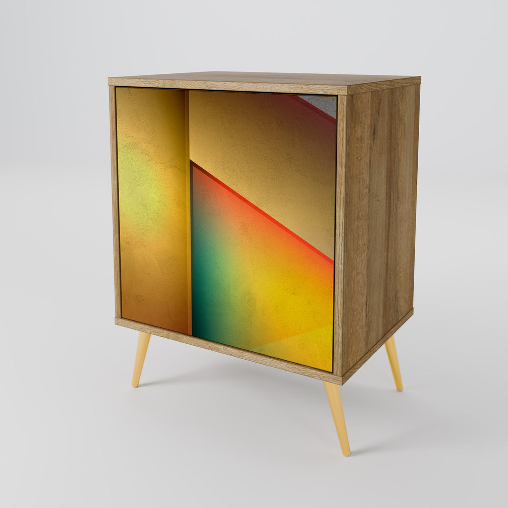 Aparador de una puerta PENCRING SHARPNESS en efecto roble