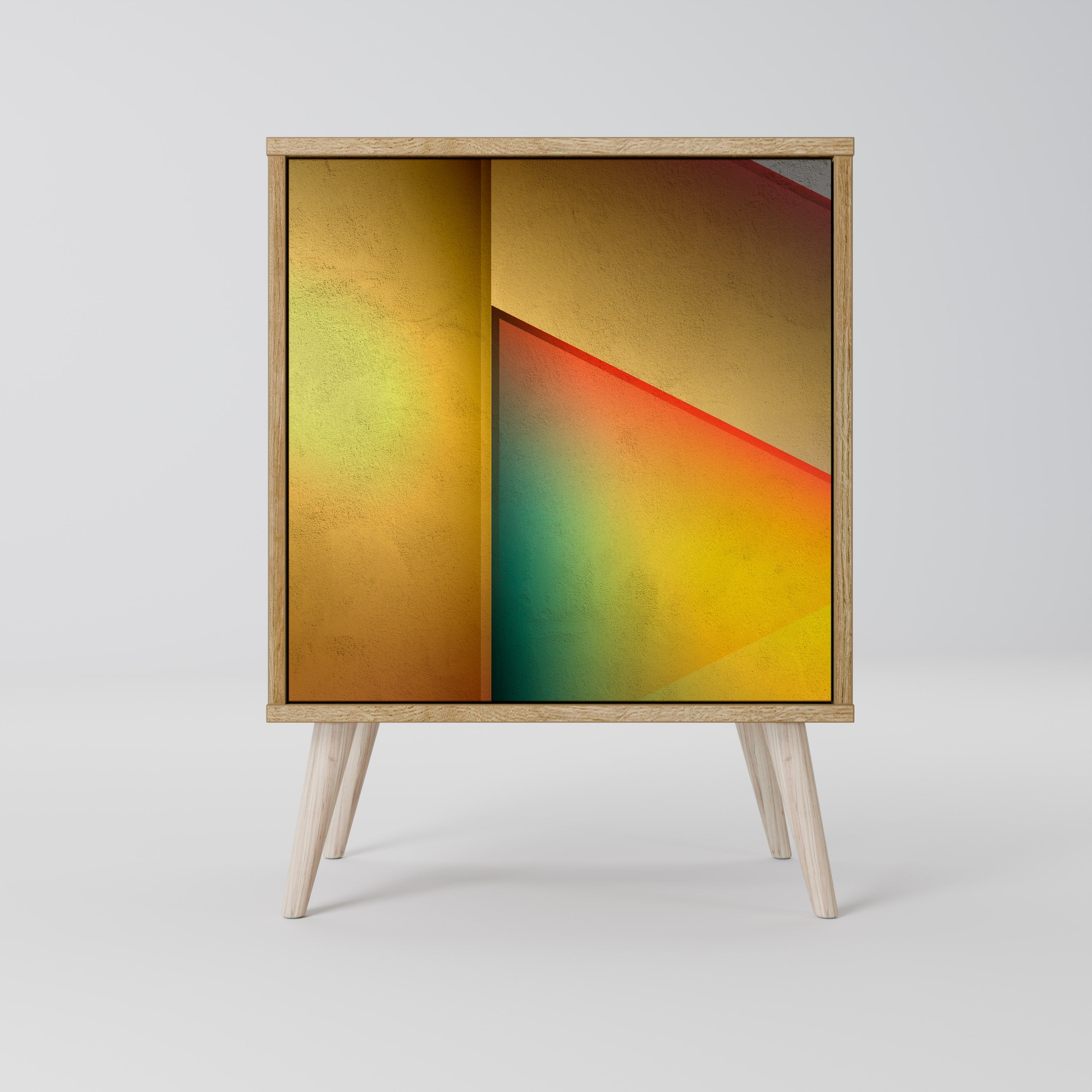 Aparador de una puerta PENCRING SHARPNESS en efecto roble