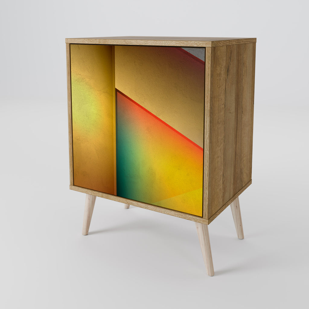 Aparador de una puerta PENCRING SHARPNESS en efecto roble