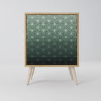 ORNAMENTAL GLIMMER 1-Door Sideboard in Oak Effect