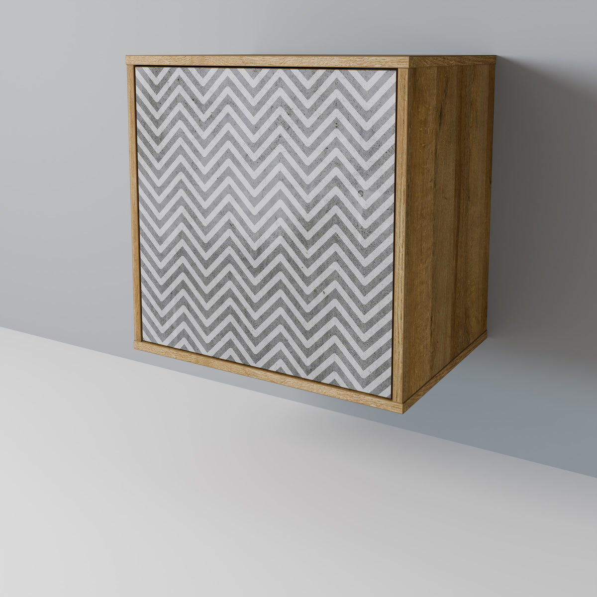 CONCRETE ZIG ZAG Aparador de 1 Puerta