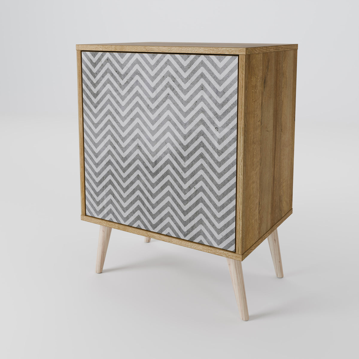 CONCRETE ZIG ZAG Aparador de 1 Puerta
