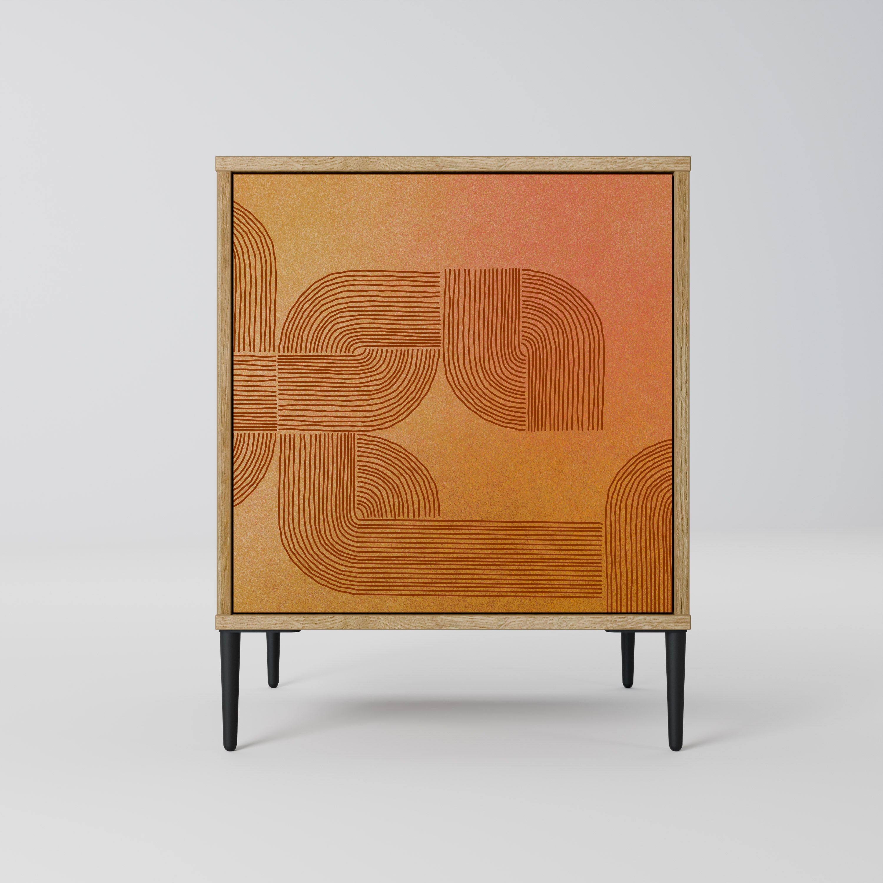 STRENGTHENING RELATION 1-Door Sideboard in Oak Effect