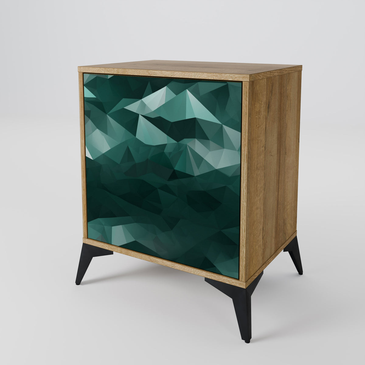 POLYGONAL FLOATING Aparador de 1 Puerta