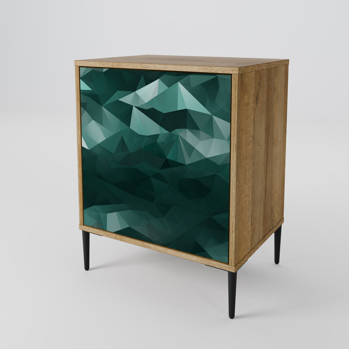 POLYGONAL FLOATING Aparador de 1 Puerta