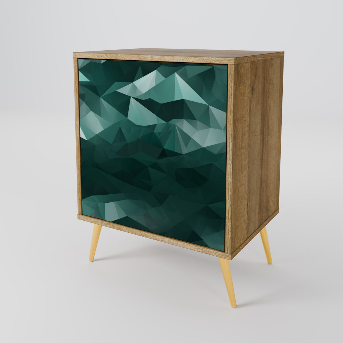 POLYGONAL FLOATING Aparador de 1 Puerta