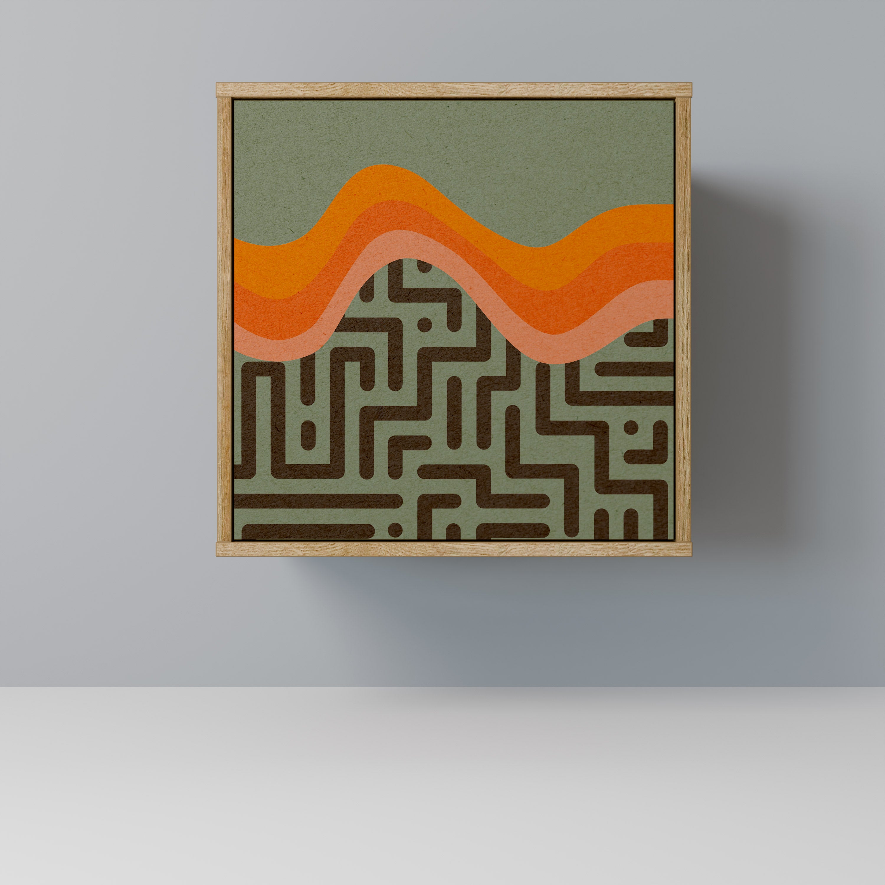 SIMPLE SOLUTIONS 1-Door Sideboard in Oak Effect