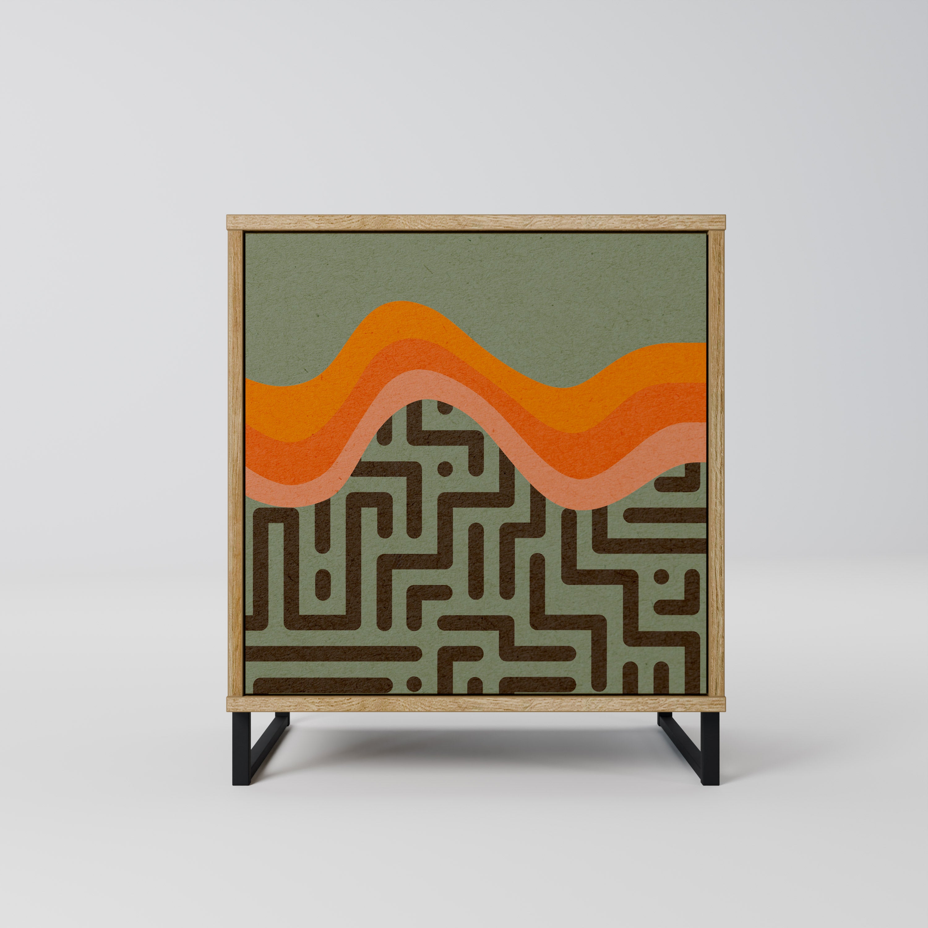 SIMPLE SOLUTIONS 1-Door Sideboard in Oak Effect