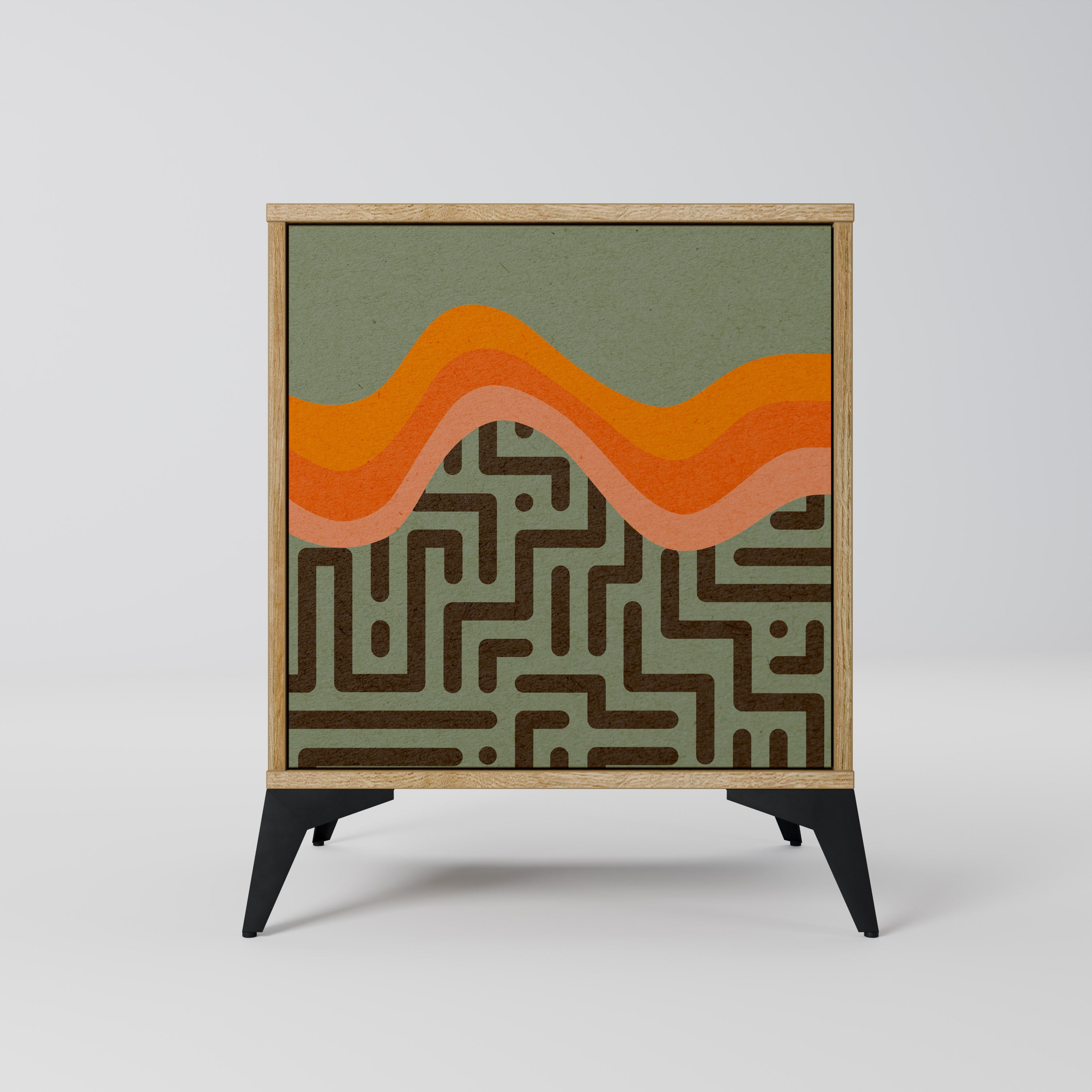 SIMPLE SOLUTIONS 1-Door Sideboard in Oak Effect