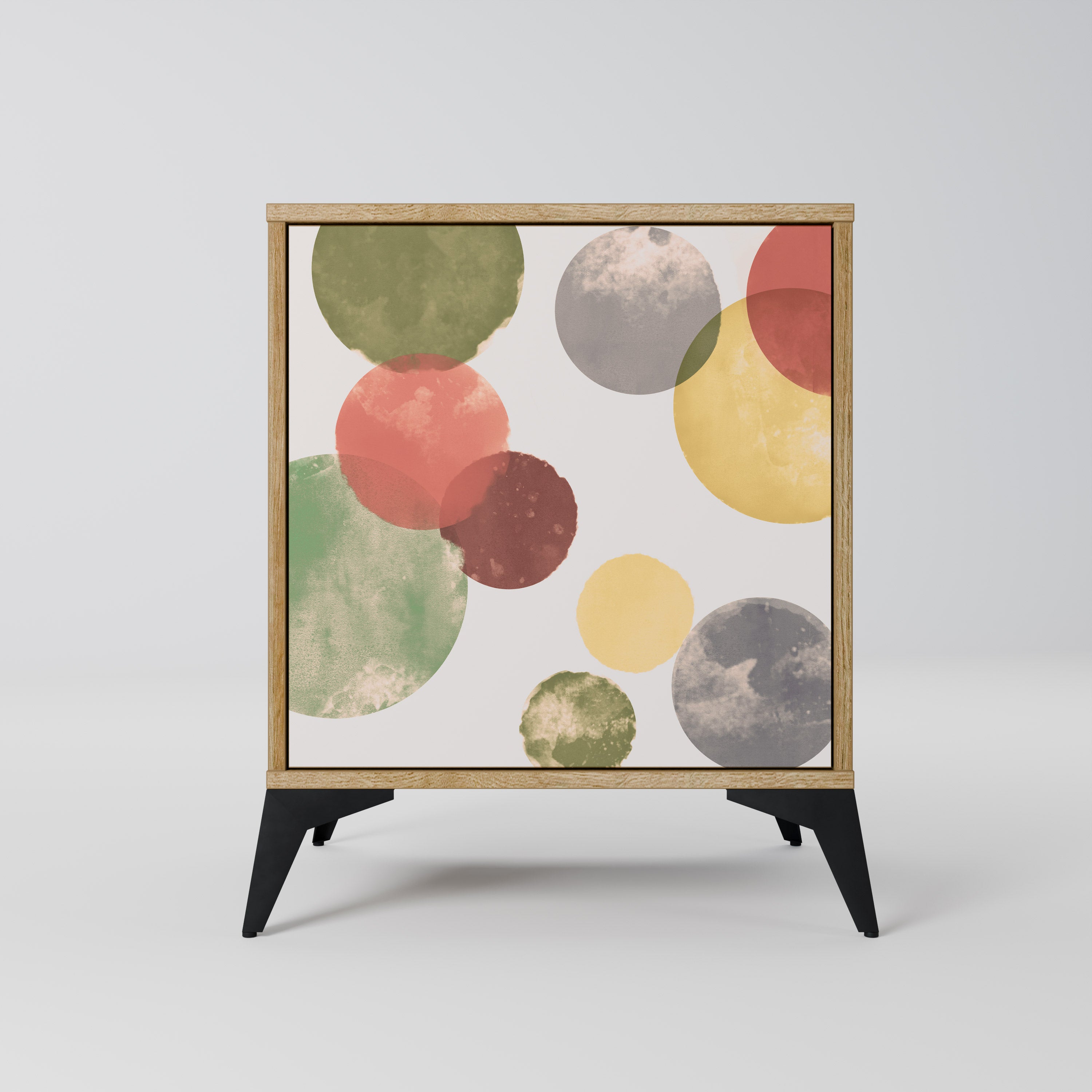 FLEETING HAPPINESS 1-Door Sideboard in Oak Effect