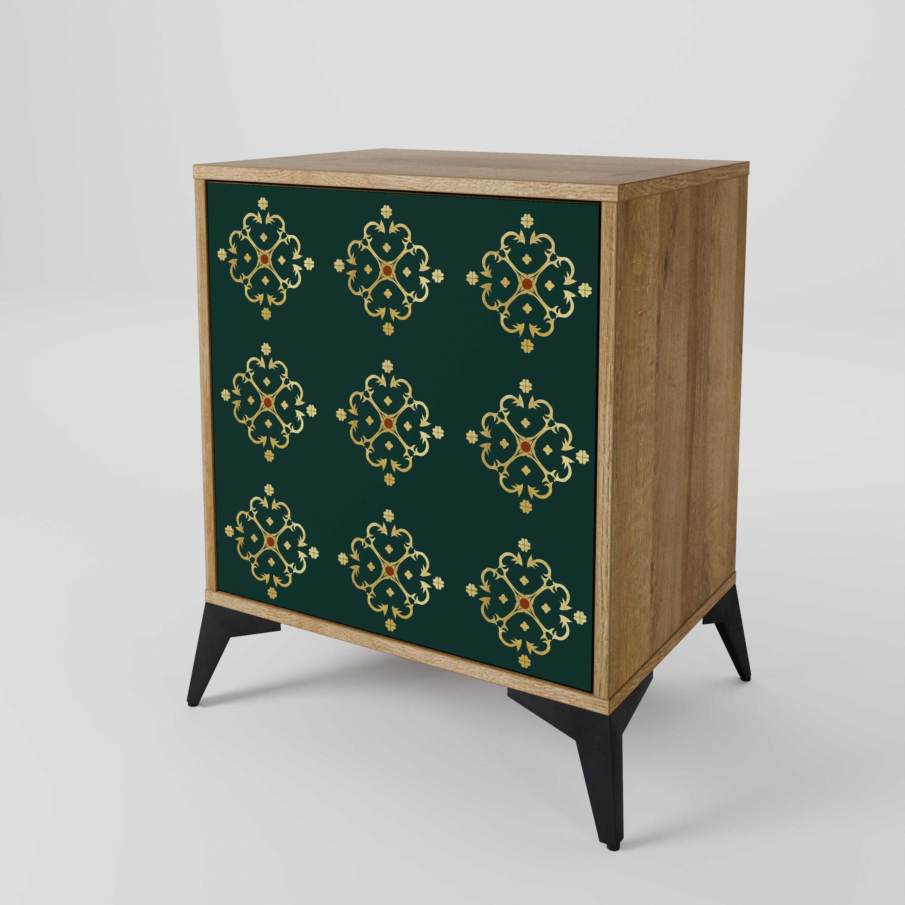ROYAL MEDALLION 1-Door Sideboard in Oak Effect