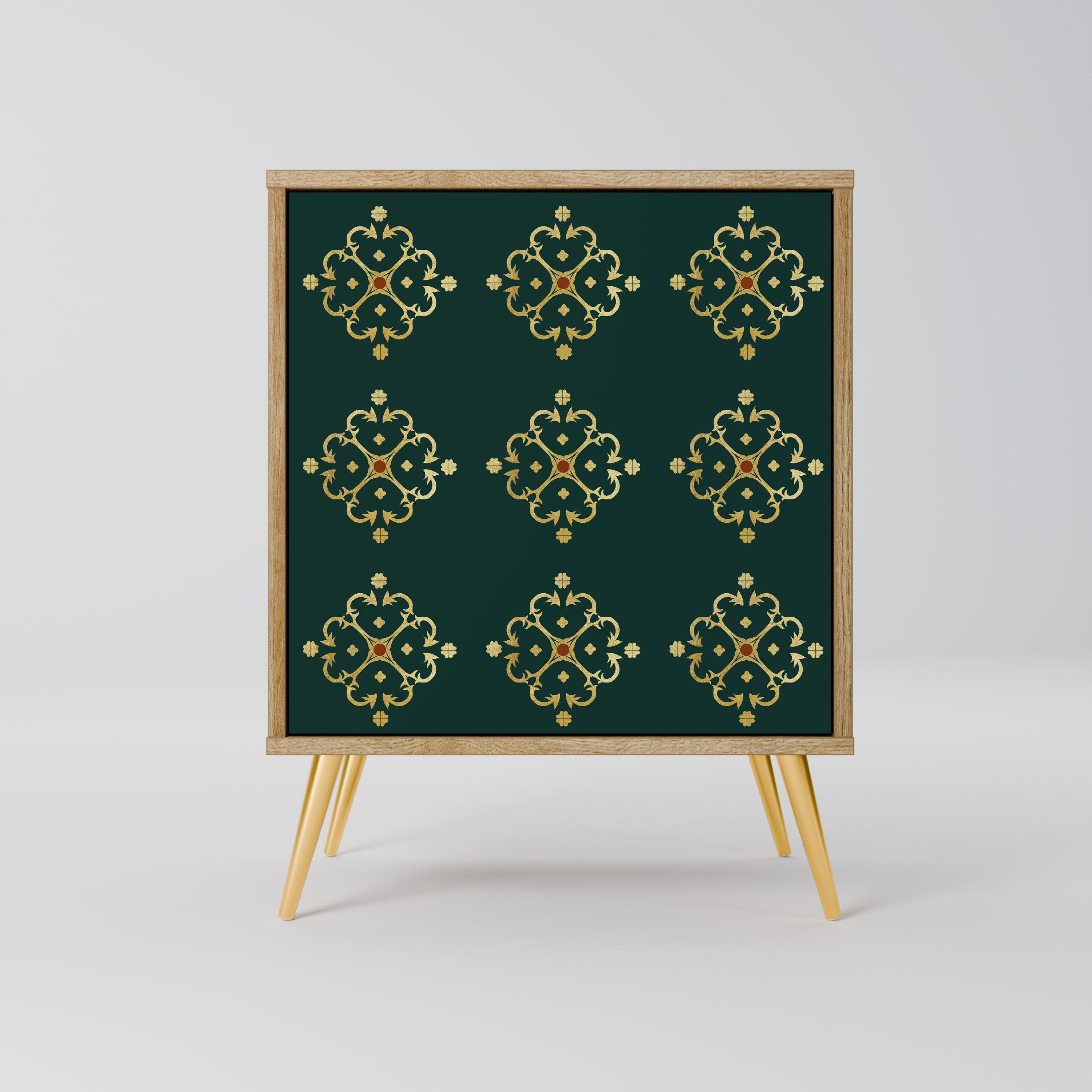 ROYAL MEDALLION 1-Door Sideboard in Oak Effect