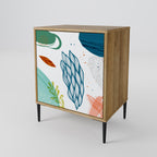 BOTANICAL HURRICANE 1-Door Sideboard in Oak Effect