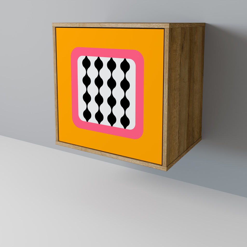 TEARS IN HEAVEN 1-Door Sideboard in Oak Effect