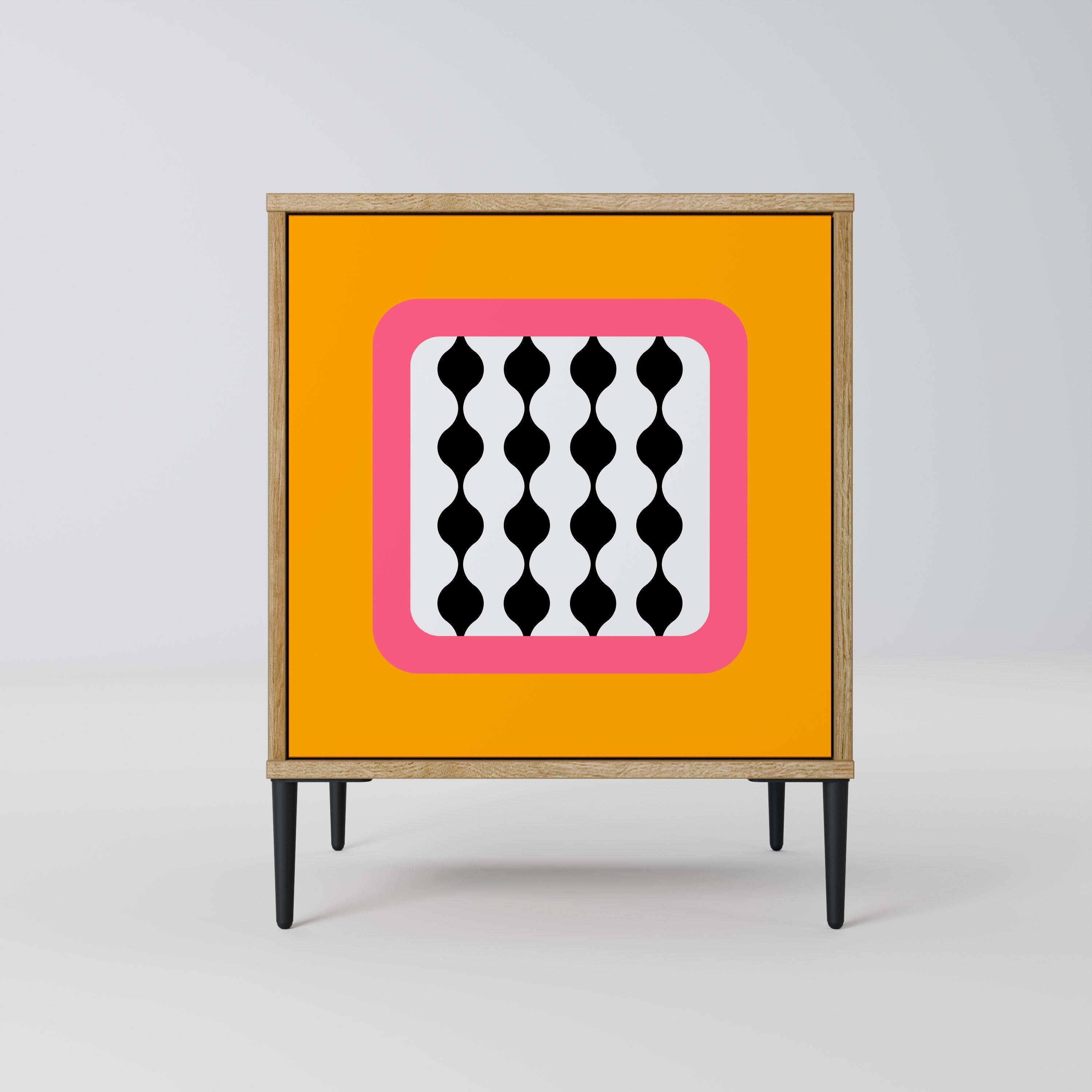 TEARS IN HEAVEN 1-Door Sideboard in Oak Effect