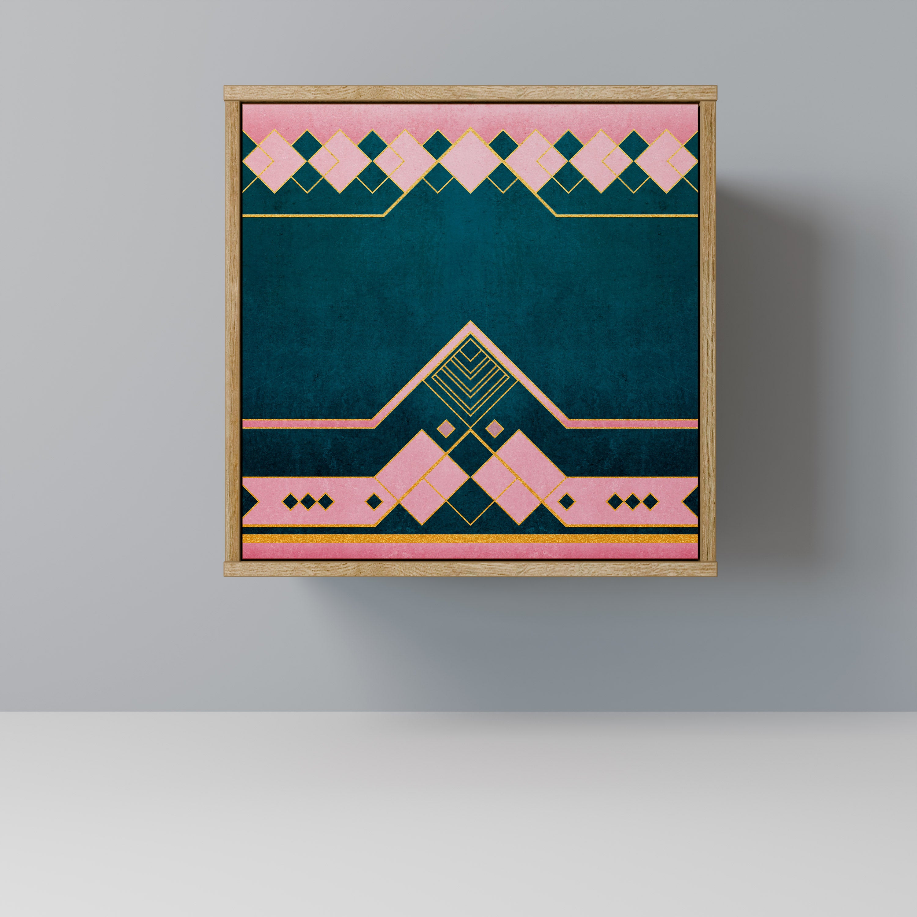 ROYAL COMPOSITION 1-Door Sideboard in Oak Effect