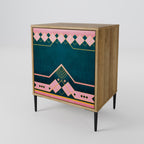 ROYAL COMPOSITION 1-Door Sideboard in Oak Effect