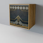 ROYAL ORDINARINESS Aparador de 1 Puerta en Efecto Roble