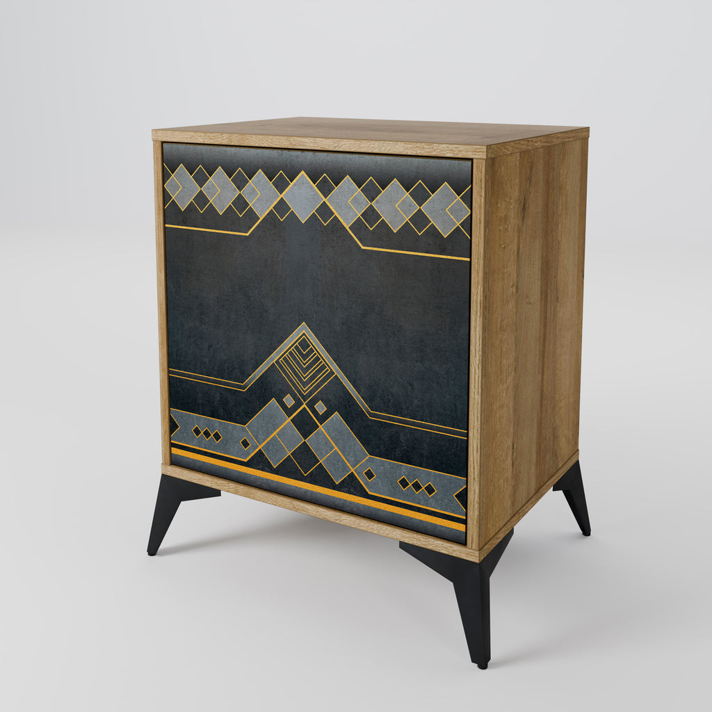 ROYAL ORDINARINESS 1-Door Sideboard in Oak Effect