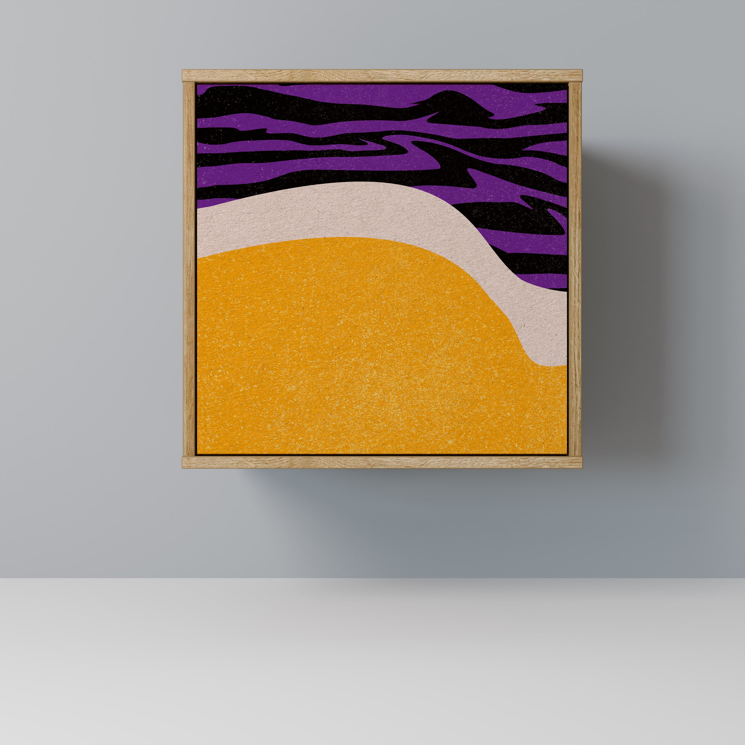 INDEPENDENT BORDER 1-Door Sideboard in Oak Effect