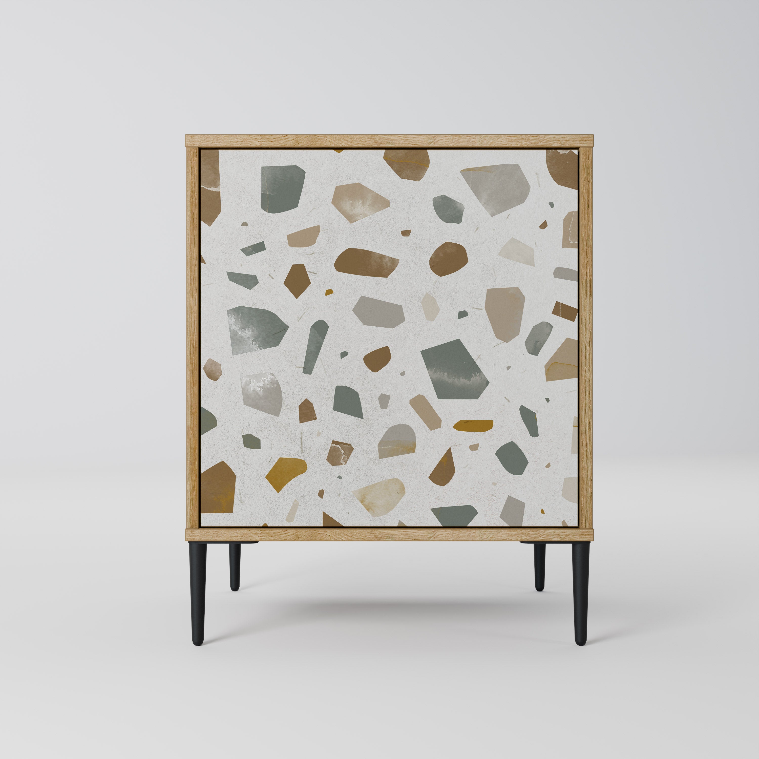 PIECES OF TOMORROW 1-Door Sideboard in Oak Effect