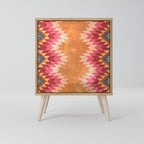 INDIAN FOLK Aparador de 1 Puerta en Efecto Roble