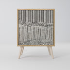 GRAIN LINES Aparador de 1 Puerta