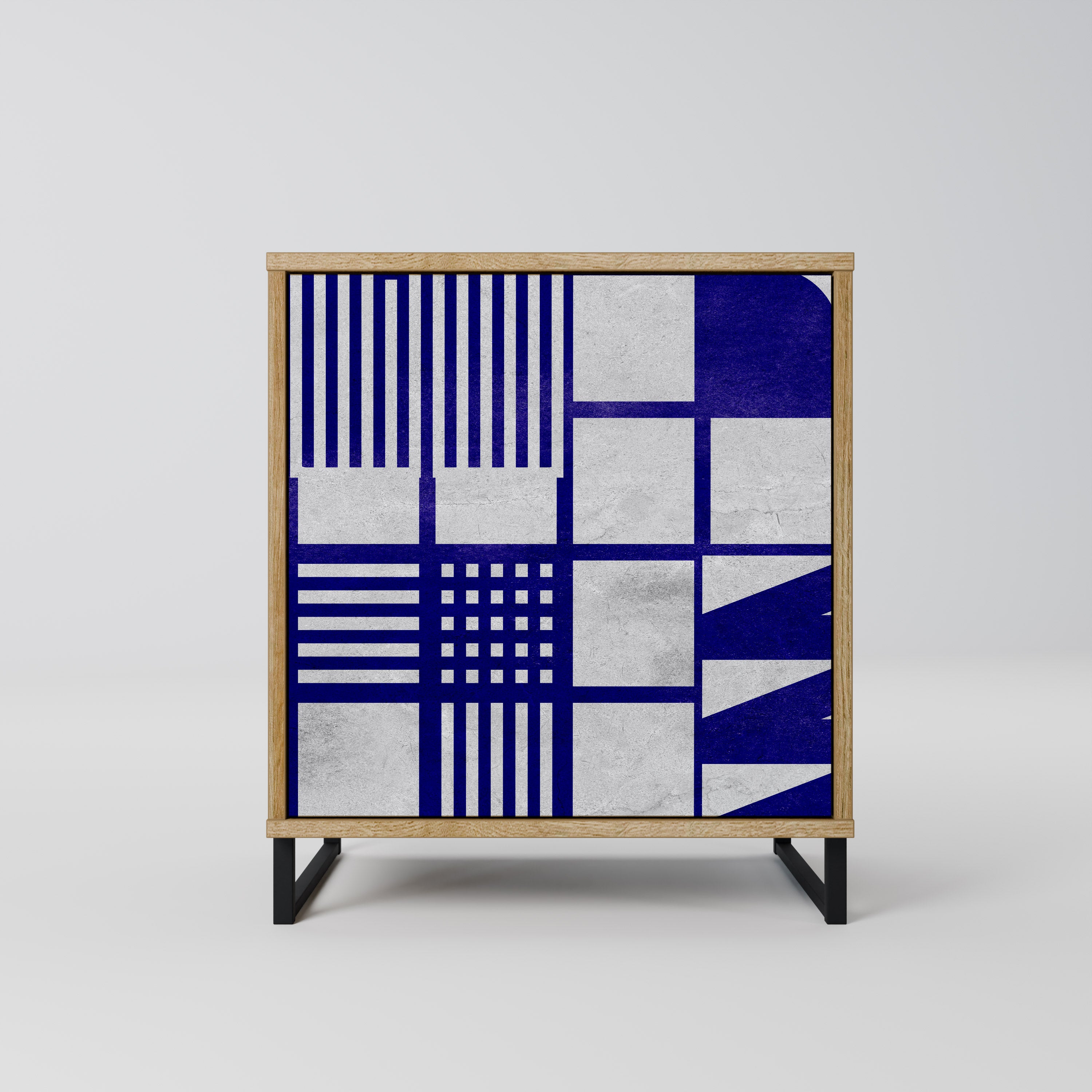 THE RIGHT PLACES 1-Door Sideboard in Oak Effect