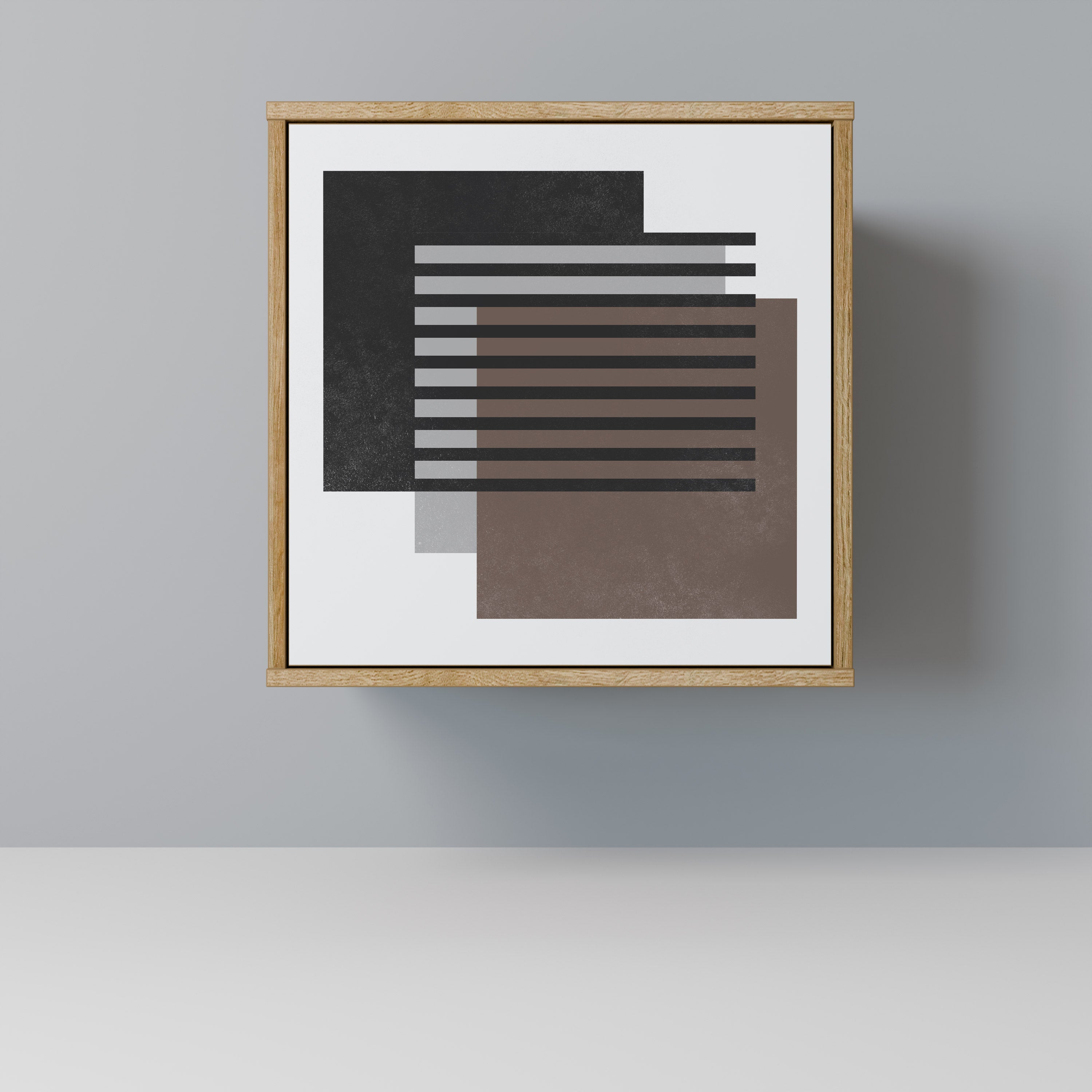 SHADOW SYNCHRONY 1-Door Sideboard in Oak Effect