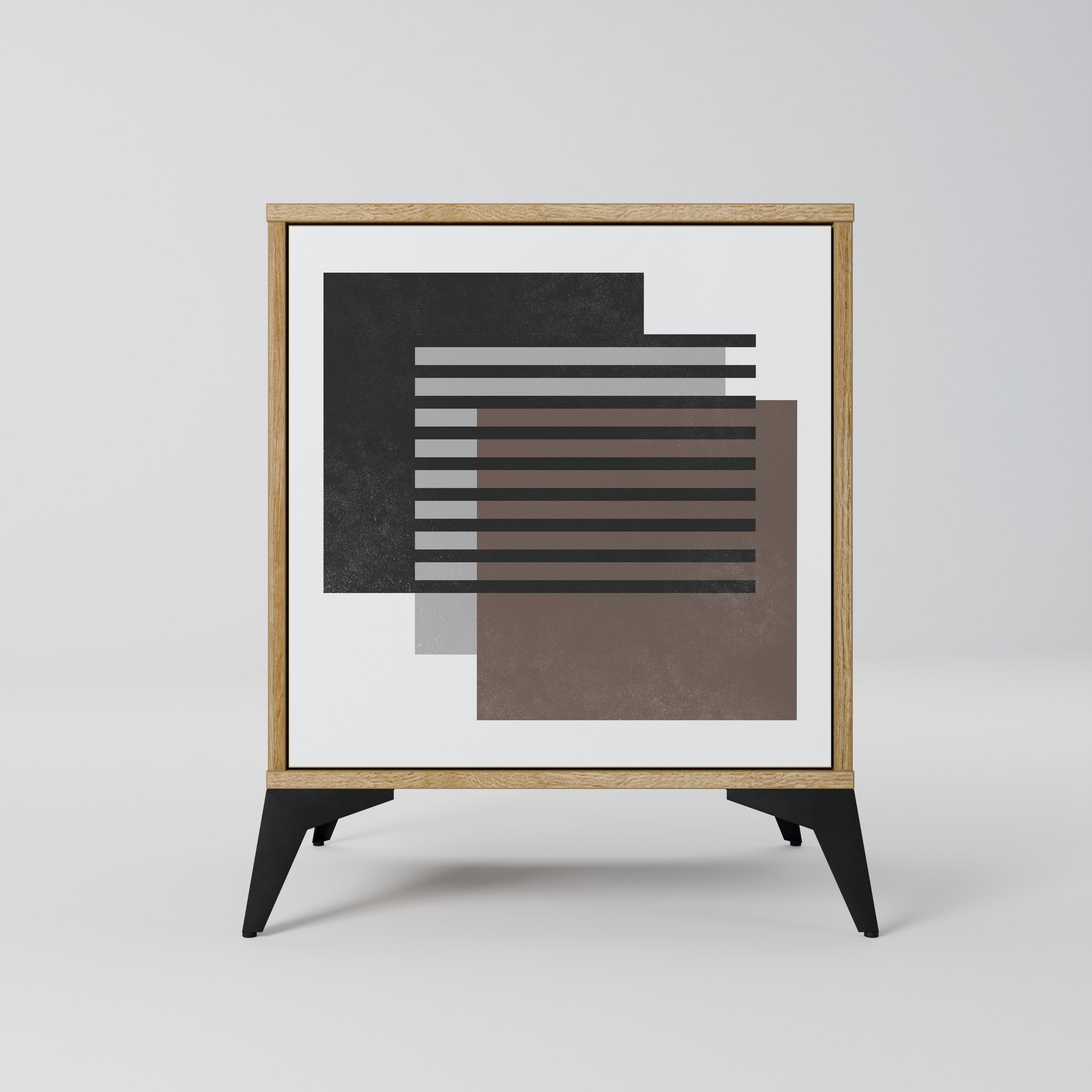 SHADOW SYNCHRONY 1-Door Sideboard in Oak Effect