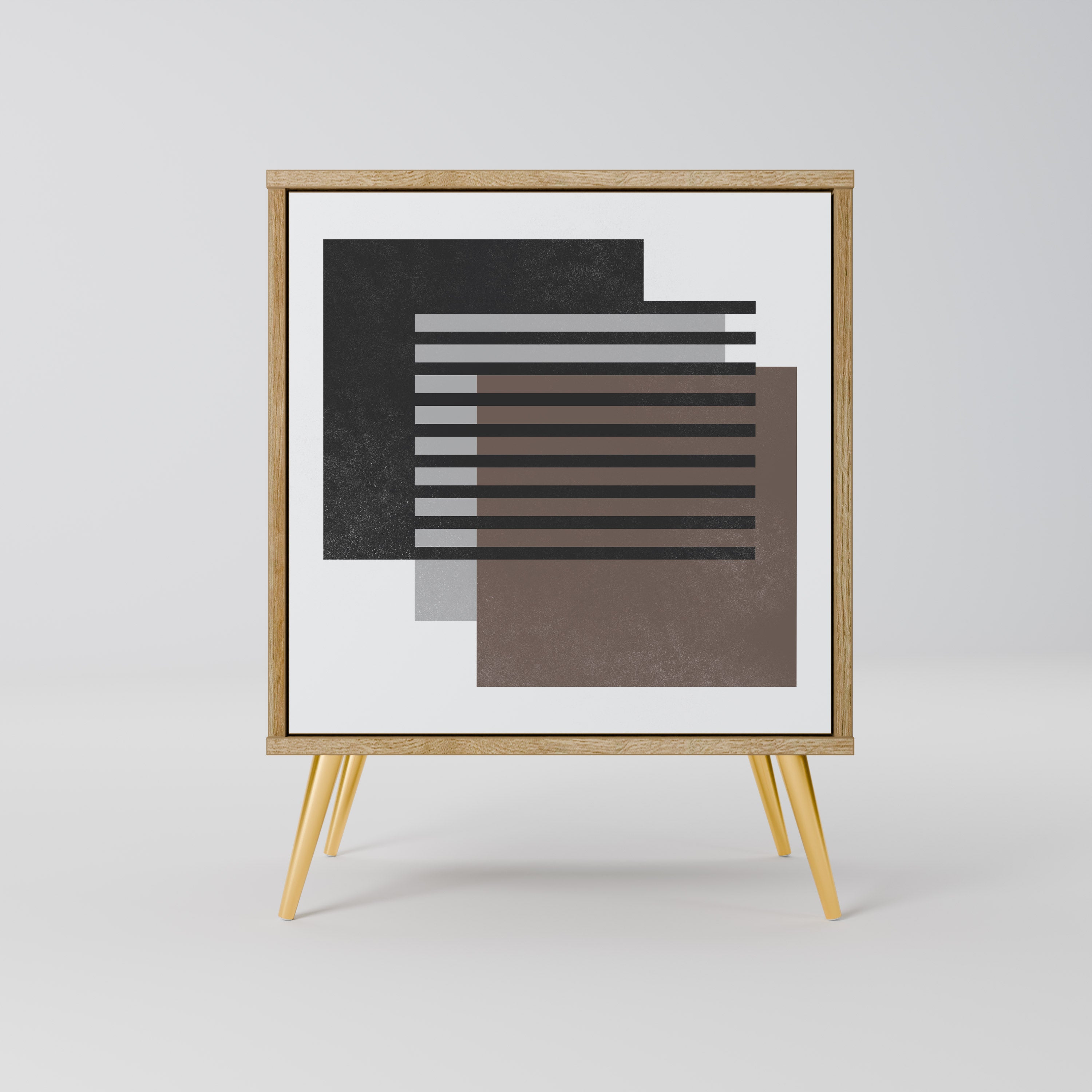 SHADOW SYNCHRONY 1-Door Sideboard in Oak Effect