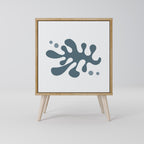 Aparador de una puerta WONDERLAND VEGETATION con acabado efecto roble