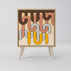 COLORFUL STRINGS Aparador de 1 Puerta