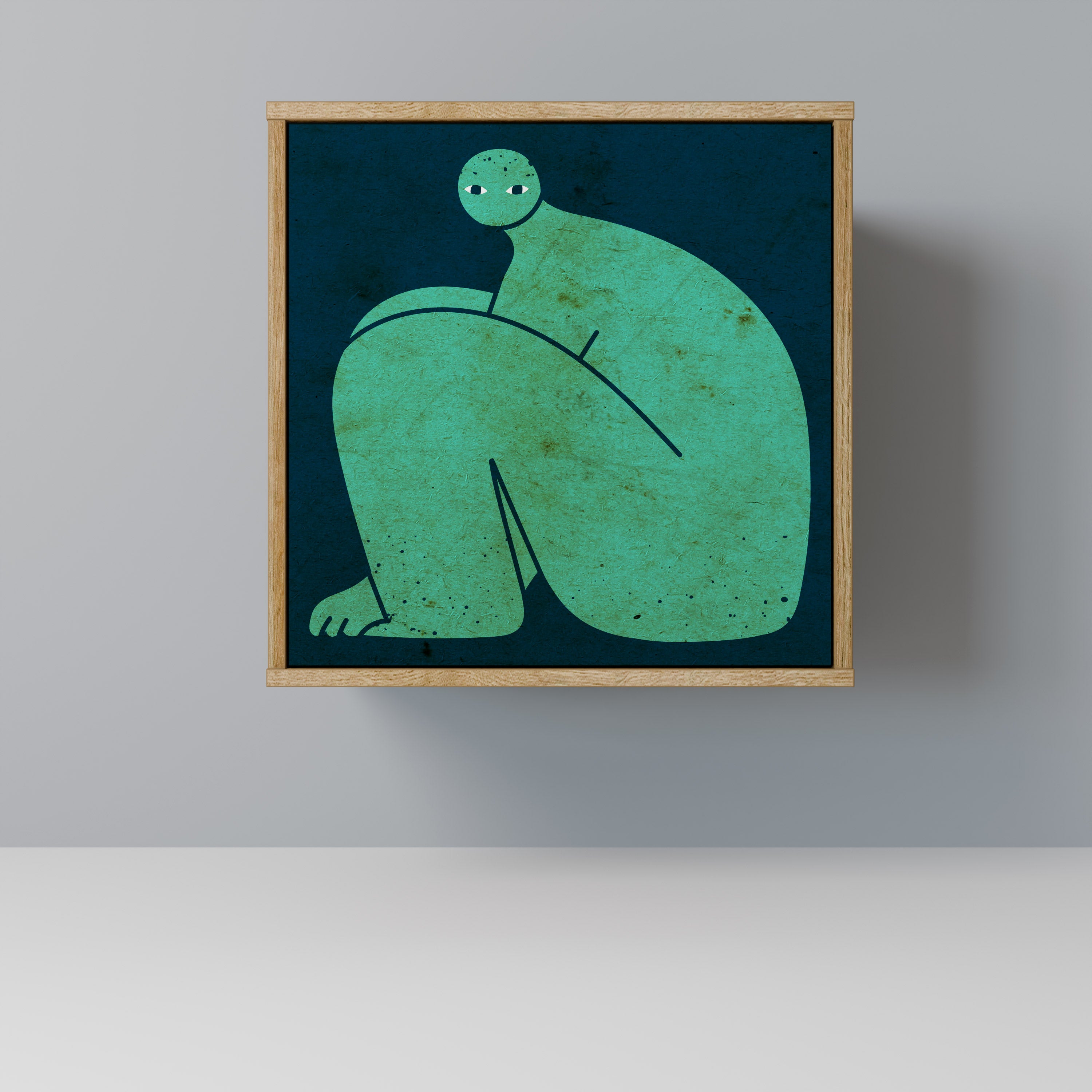 TOGETHER BUT SEPARATELY 1-Door Sideboard in Oak Effect