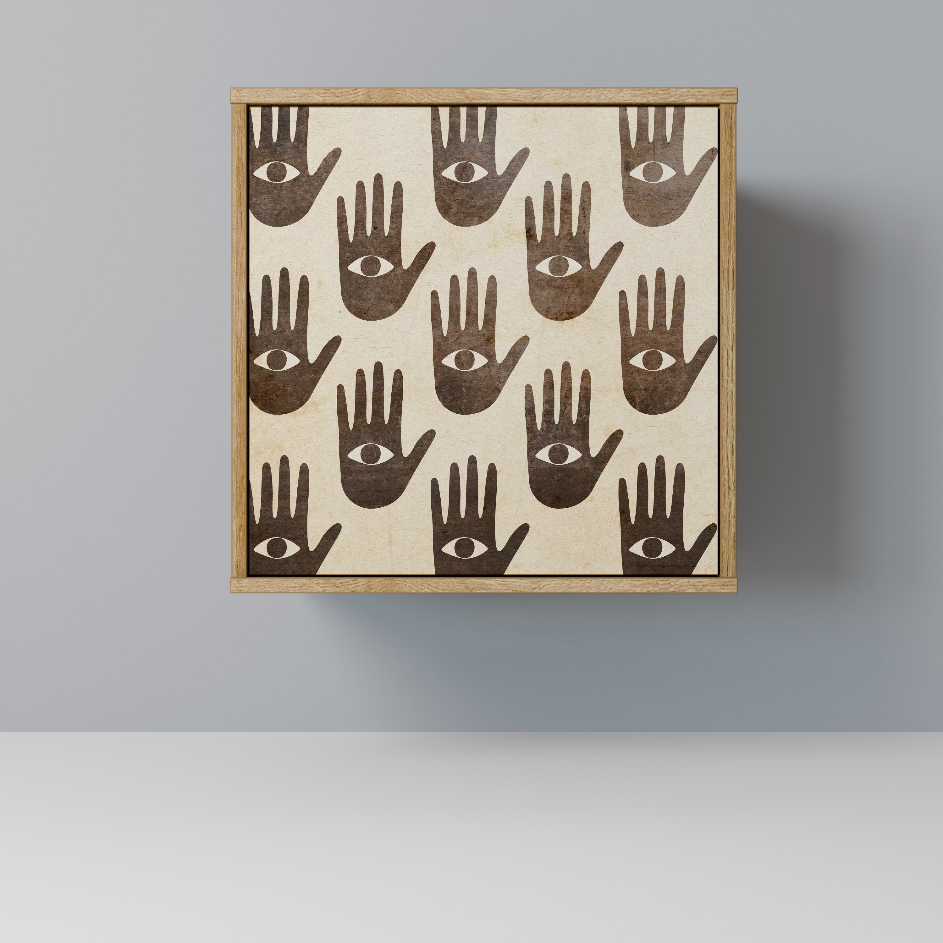 SEE MORE 1-Door Sideboard in Oak Effect