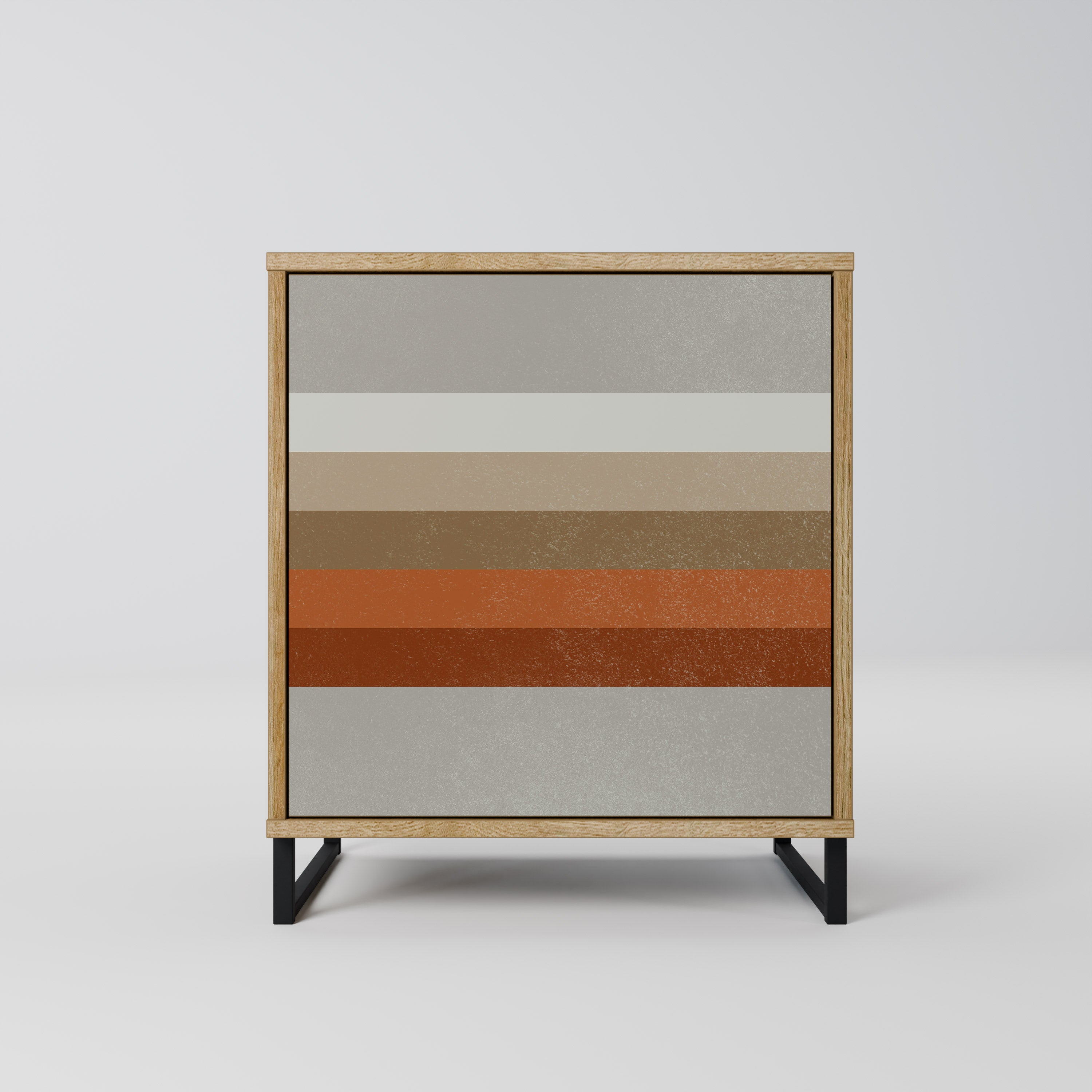 PECULIAR TRAIL 1-Door Sideboard in Oak Effect