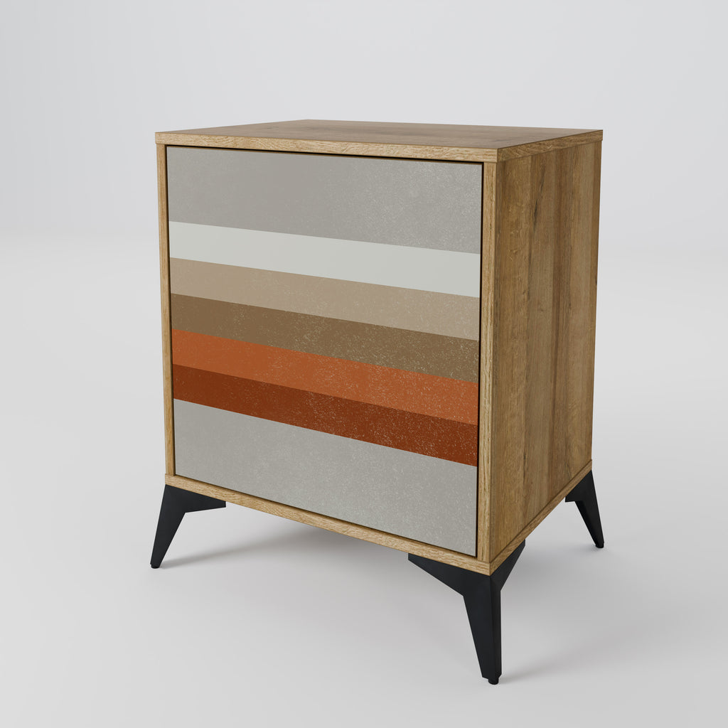 PECULIAR TRAIL 1-Door Sideboard in Oak Effect
