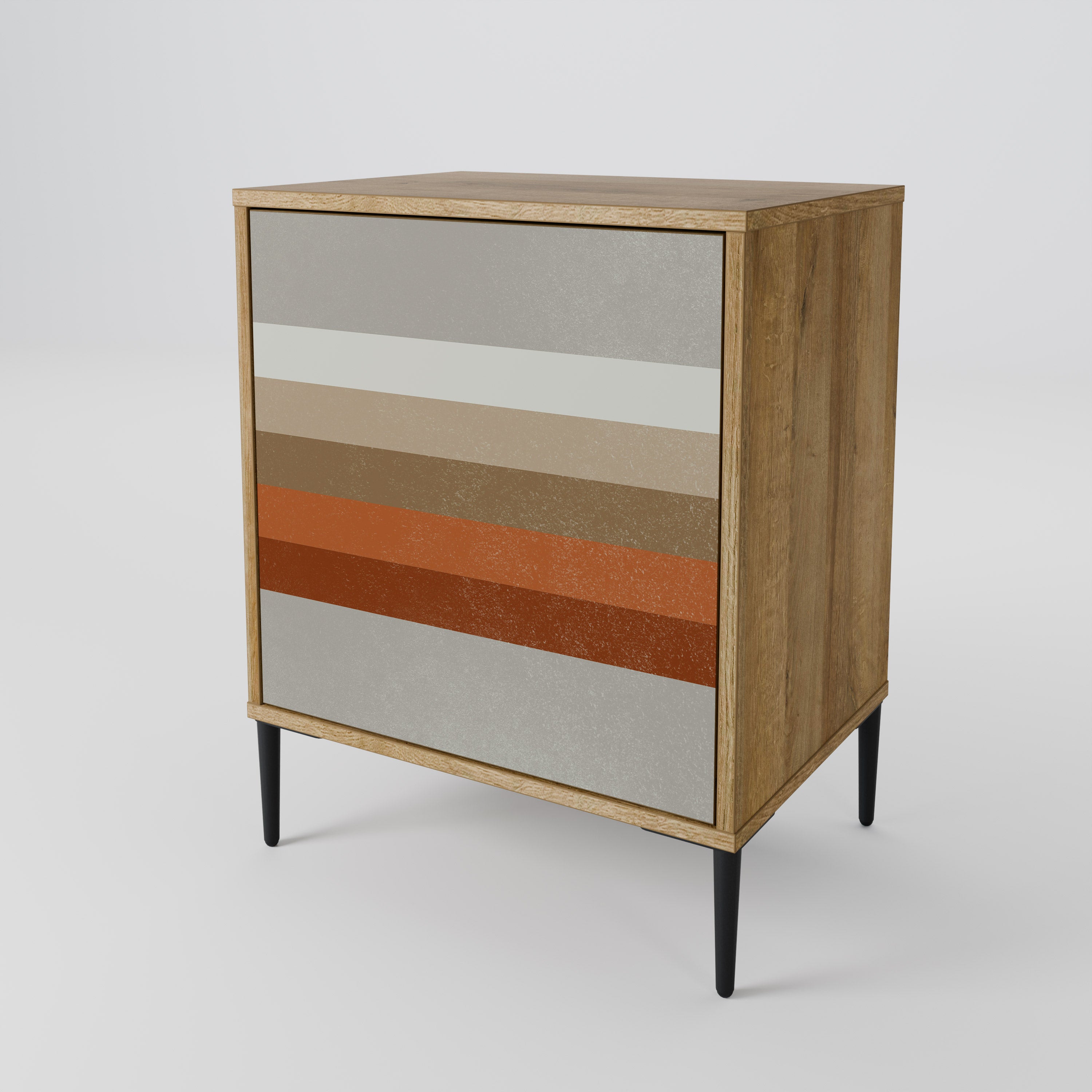 PECULIAR TRAIL 1-Door Sideboard in Oak Effect