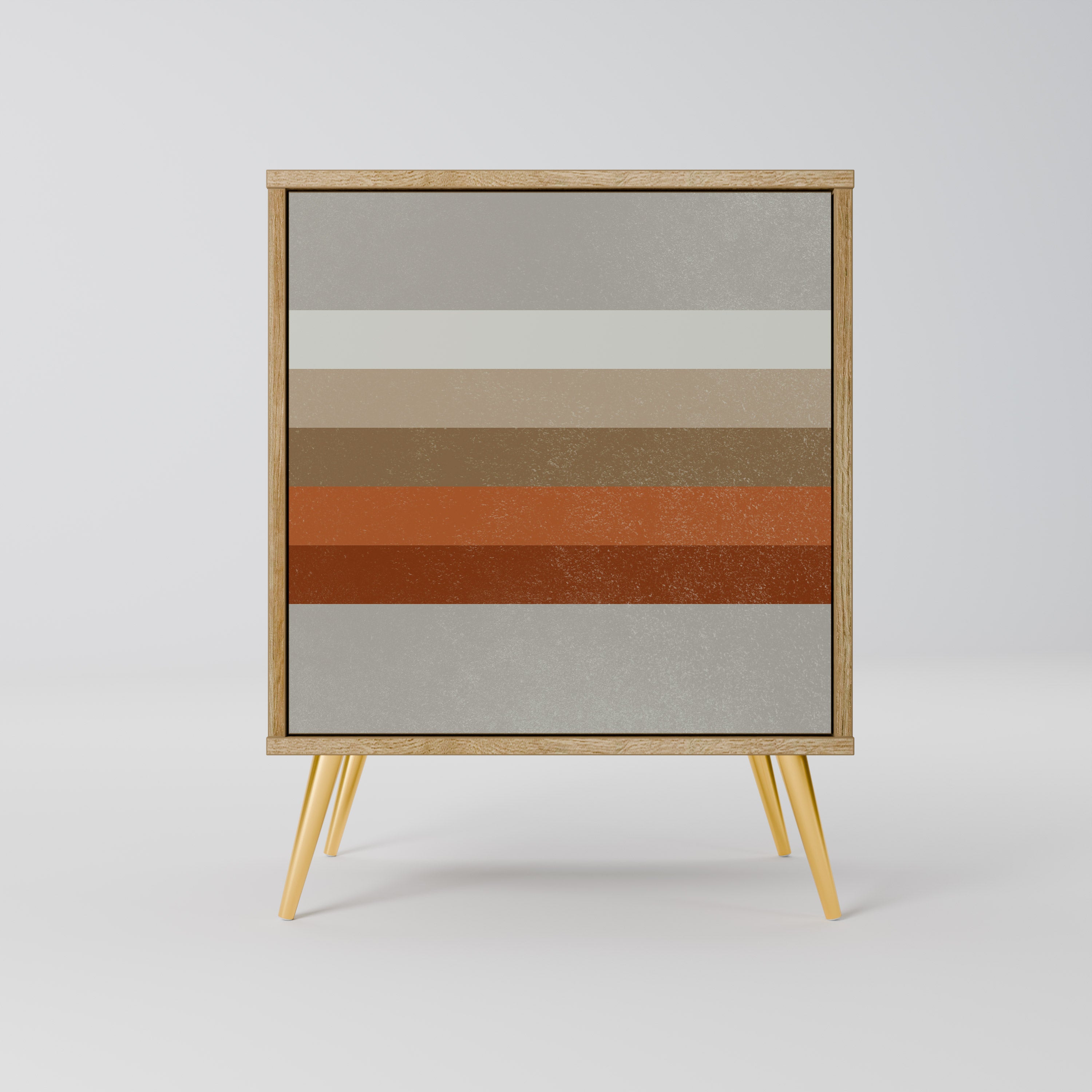 PECULIAR TRAIL 1-Door Sideboard in Oak Effect