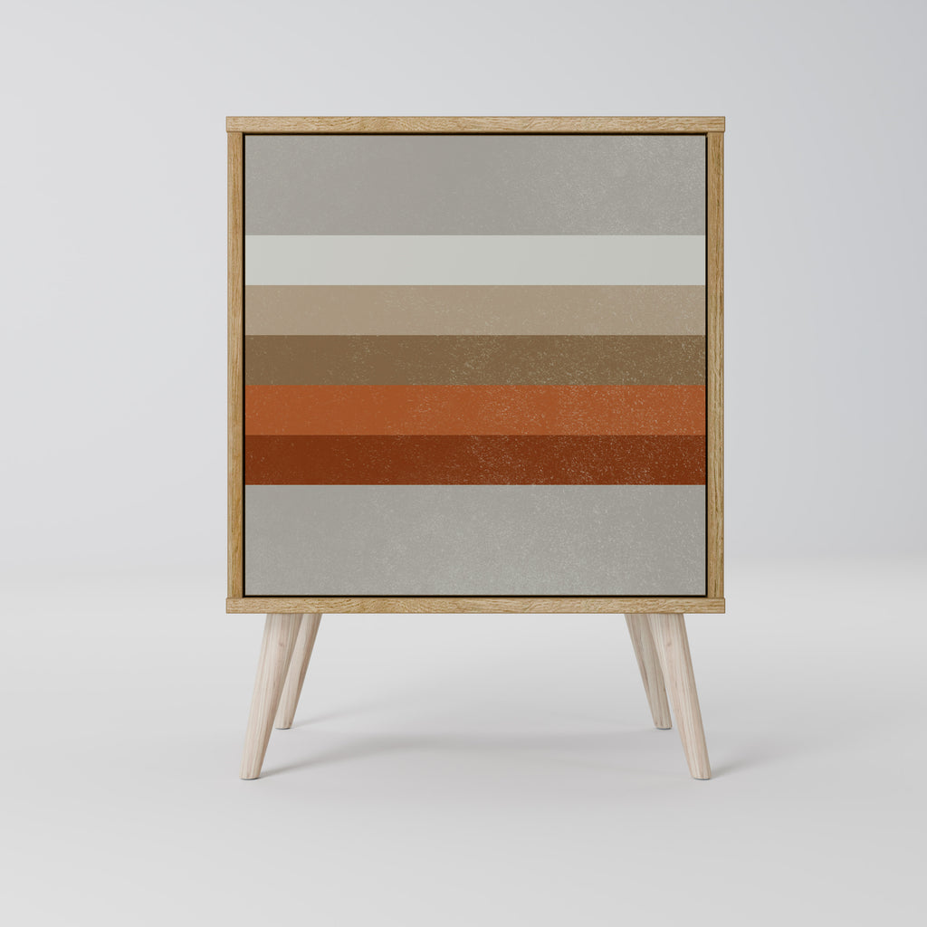 PECULIAR TRAIL 1-Door Sideboard in Oak Effect