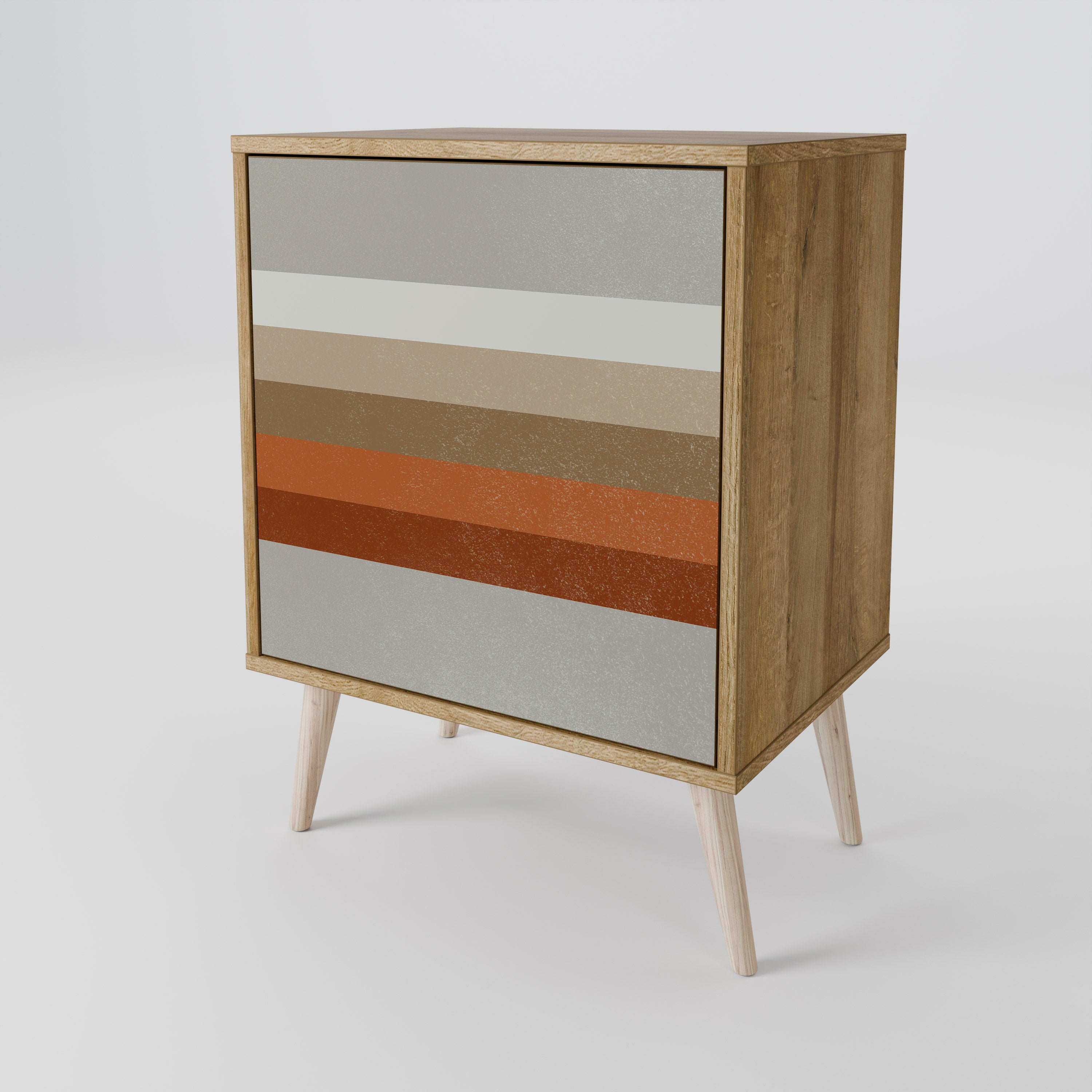 PECULIAR TRAIL 1-Door Sideboard in Oak Effect