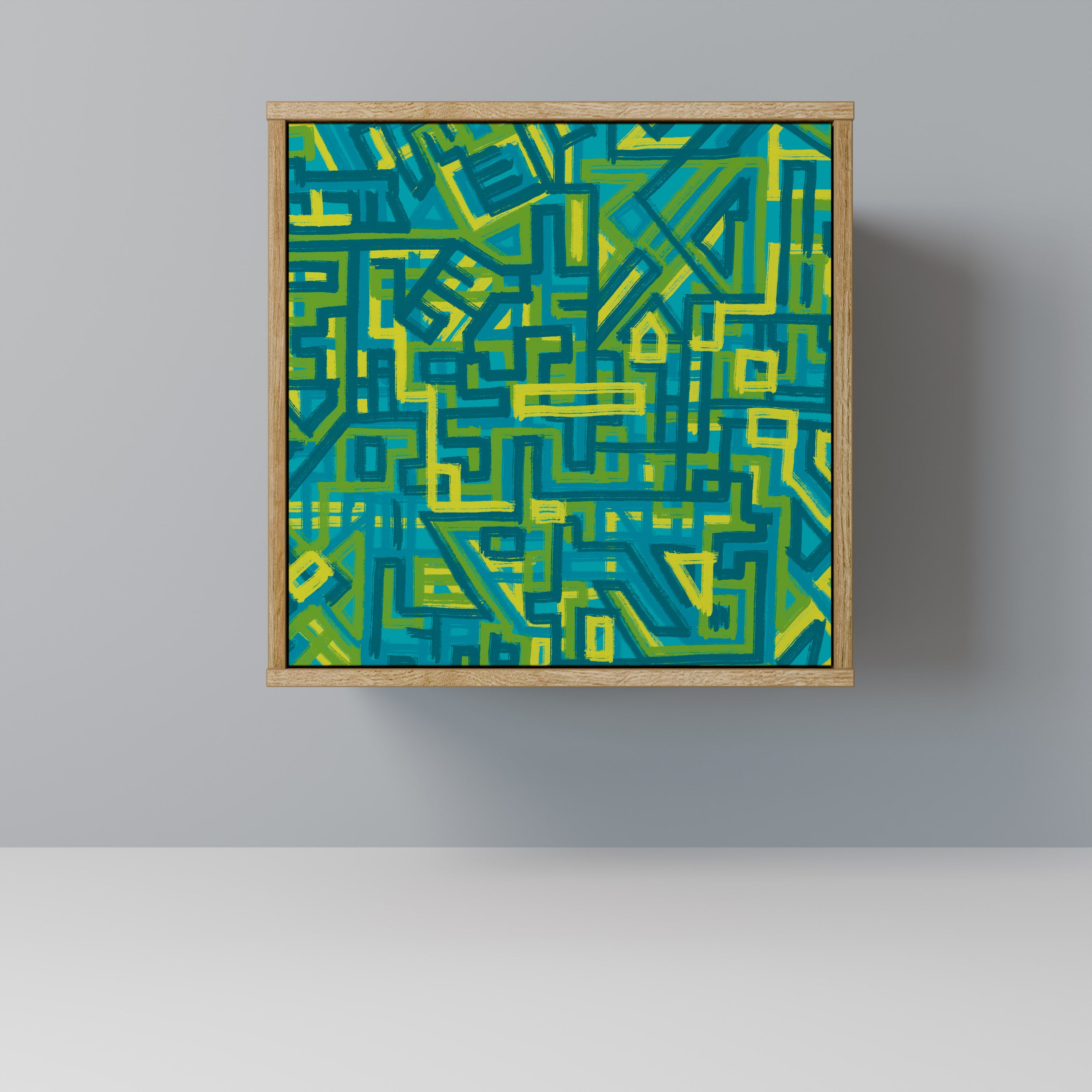 NOSTALGIC MEMORIES 1-Door Sideboard in Oak Effect