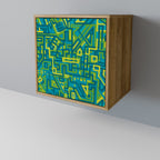 NOSTALGIC MEMORIES 1-Door Sideboard in Oak Effect