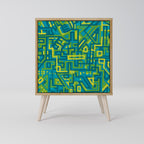 NOSTALGIC MEMORIES 1-Door Sideboard in Oak Effect