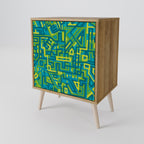 NOSTALGIC MEMORIES 1-Door Sideboard in Oak Effect