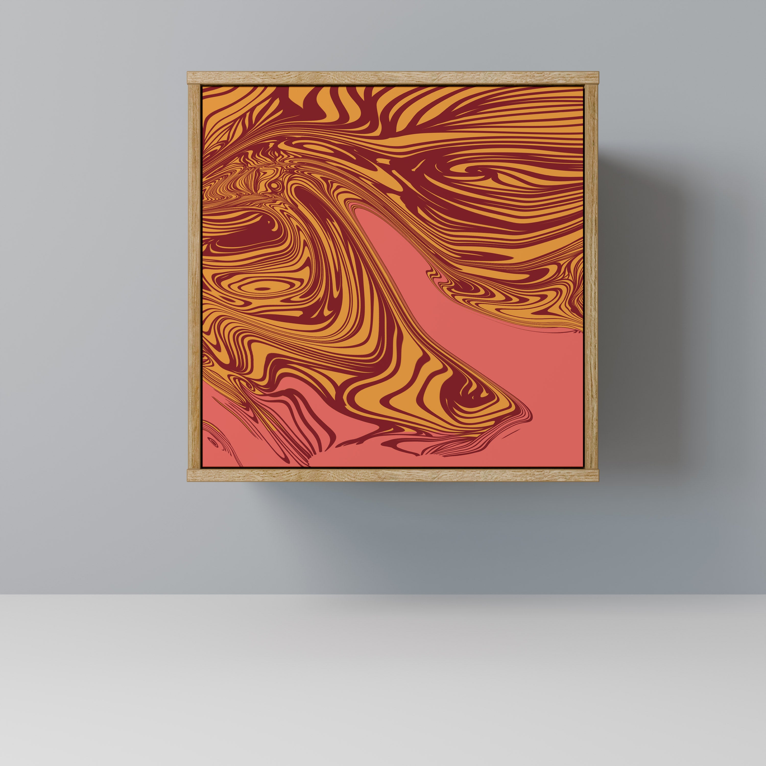 FLOATING THOUGHTS 1-Door Sideboard in Oak Effect