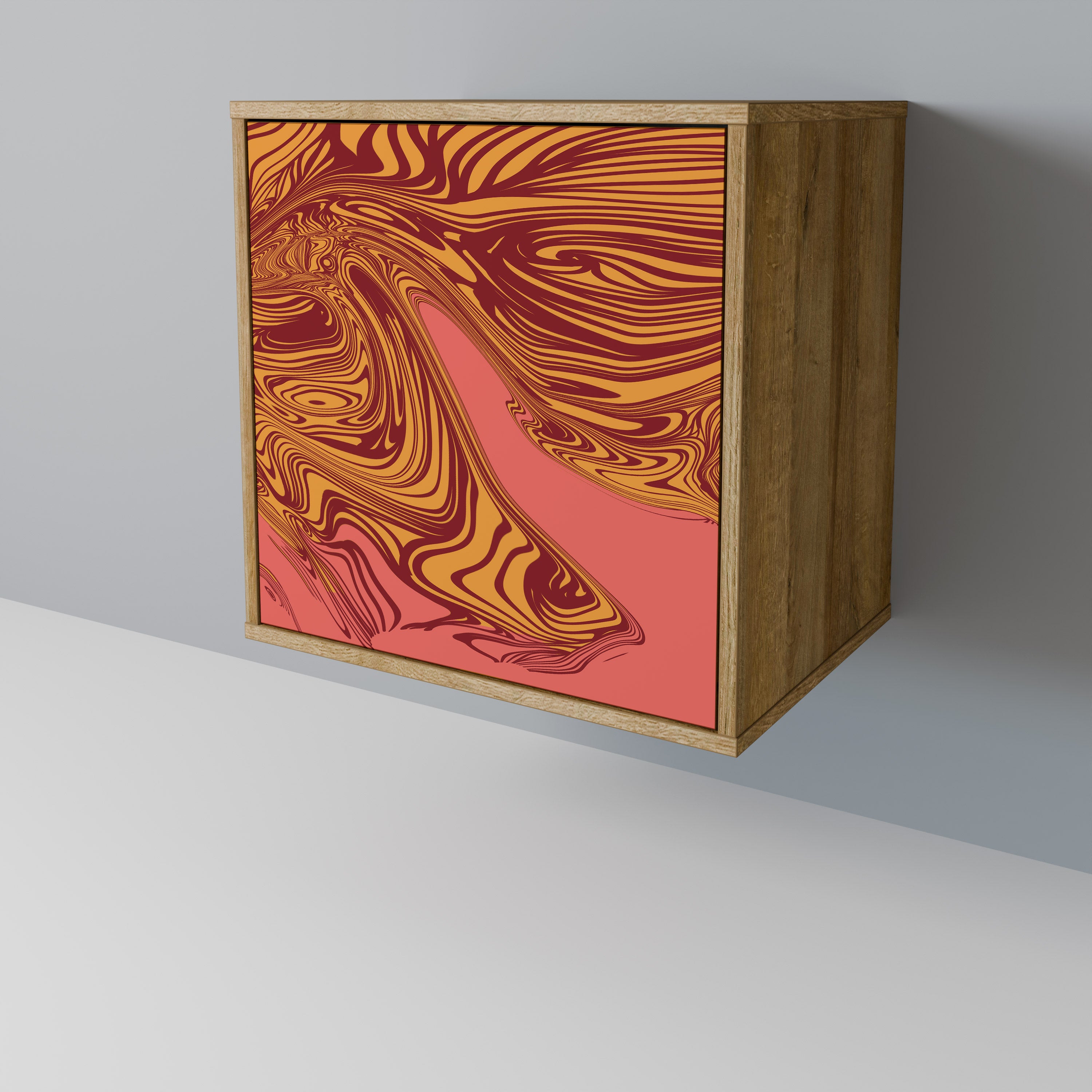 FLOATING THOUGHTS 1-Door Sideboard in Oak Effect