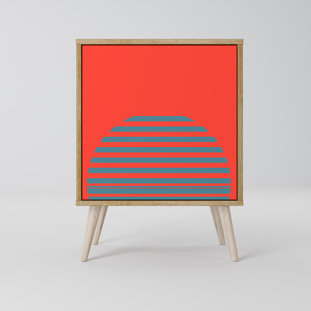 RISING GEOMETRY STARS 1-Door Sideboard