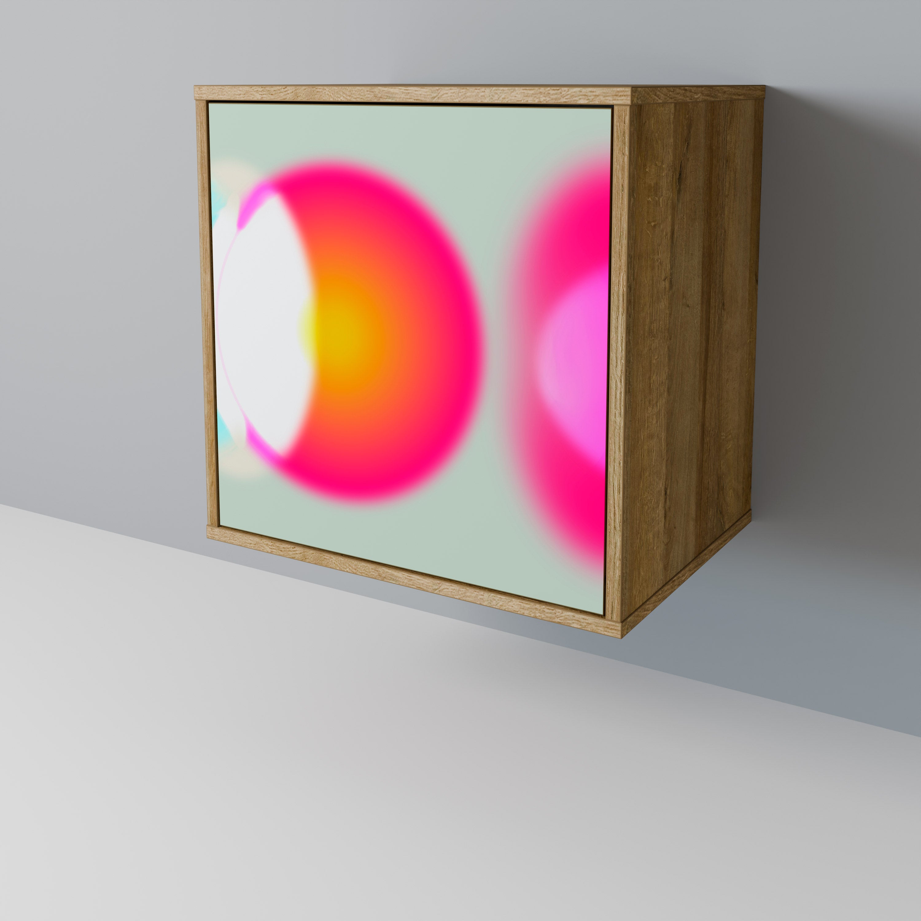 SYMPHONY OF COLORS 1-Door Sideboard in Oak Effect